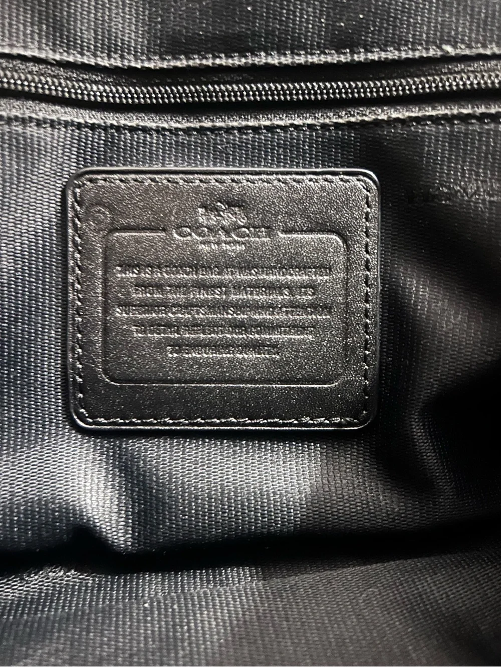 Coach Vintage Black Y2K convertible shoulder-crossbody bag with silver hardware - Picture 8 of 13